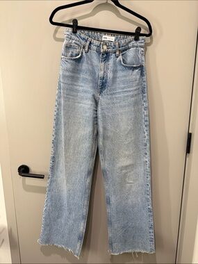 Zara Wide-Leg High-Rise Jeans